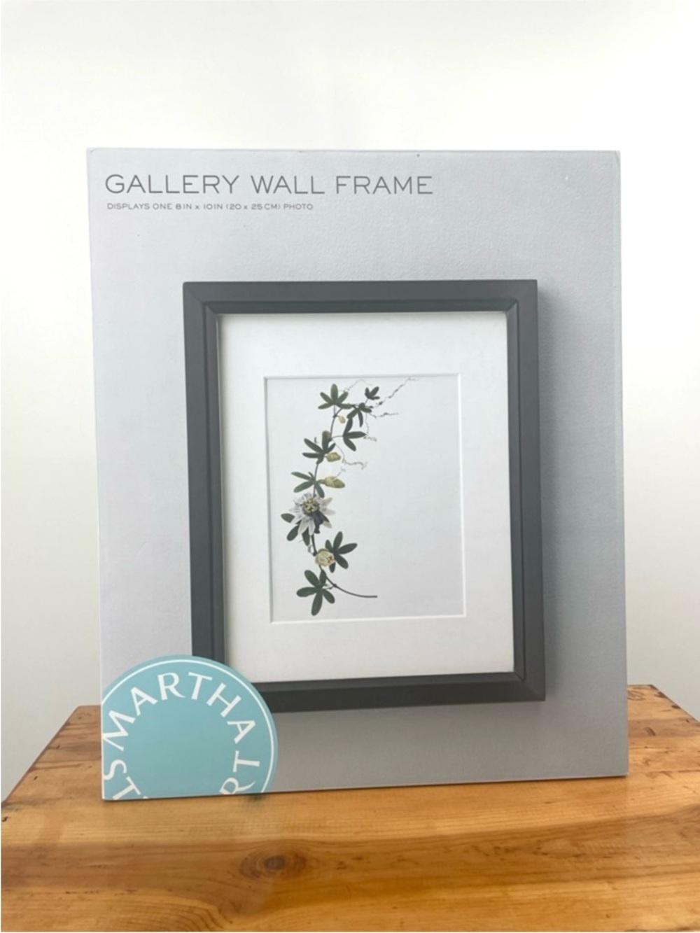 NWT Martha Stewart Gallery Wall Frame Black 8x10 Matted Frame
